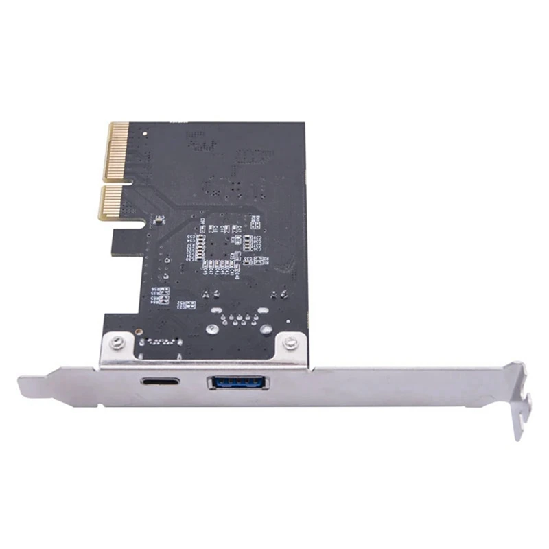 A93G PCIE USB 3.2 GEN2 10G + Type C 10G Adapter PCI Express X4 Expansion Card Riser ASM1142 Chip Controller For Desktop