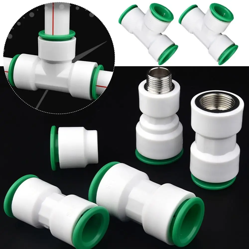 

New 10 Styles ppr Repair Eng Plug 20mm Joints Irrigation Pipe Parts Water Tap Adapters Quick Connector Garden Hose Coupling