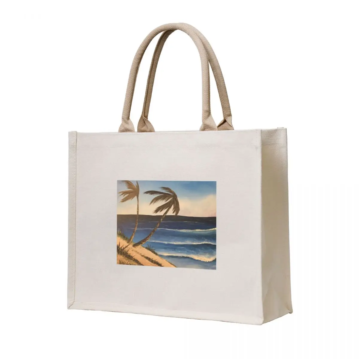 

Stormy Horizon Tote Bag shopper bag woman Canvas shoulder bag Women bags