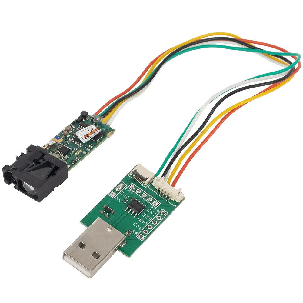 

High Accuracy Robot Arm Distance Measuring Sensor 1mm Precision Laser Photoelectric Sensor 5m Single Point Lidar Sensor