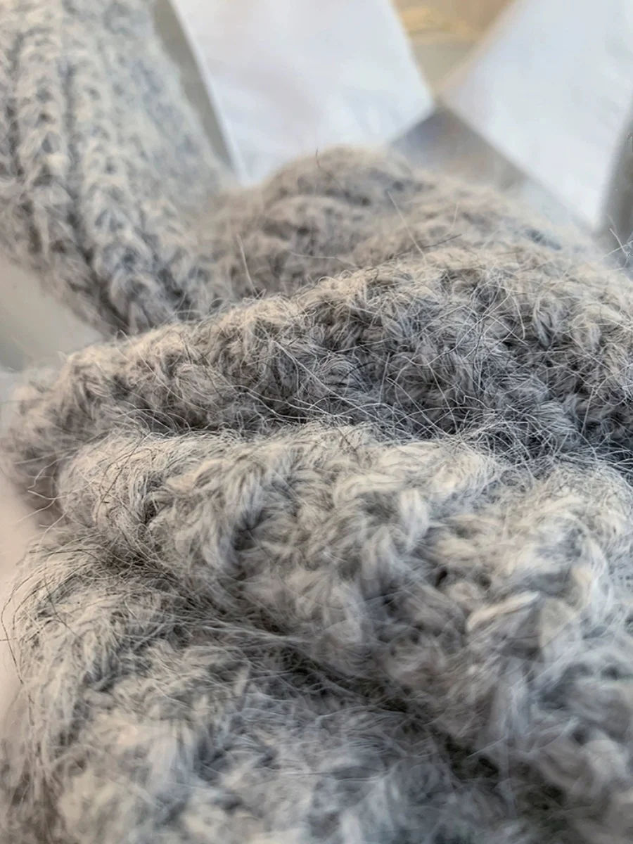 Sweter bez rękawów z dzianiny w kształcie litery V, damski, jesienno-zimowy, uniwersalny, swobodny kardigan, modna odzież wierzchnia do noszenia warstwowo.