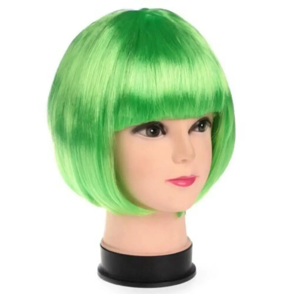 Multiple Color Full Wig Fashion Short Straight Hair Synthetic Hair Bob Wig image 4