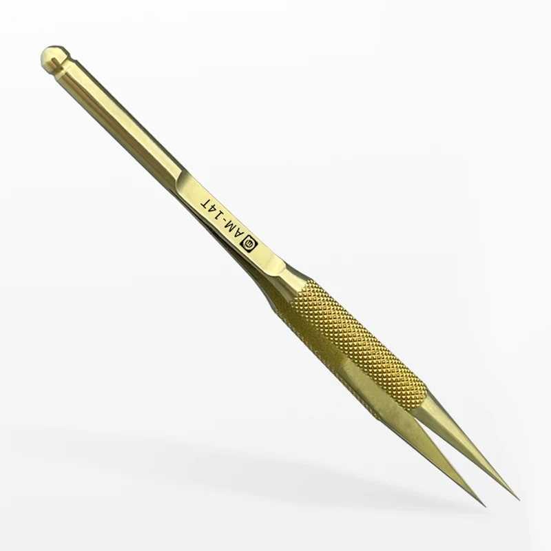 AMAOE 14T 14U Titanium Alloy Tweezers High Hardness Oxidation Resistance Antimagnetism Anticorrosion Phone Repair Tool