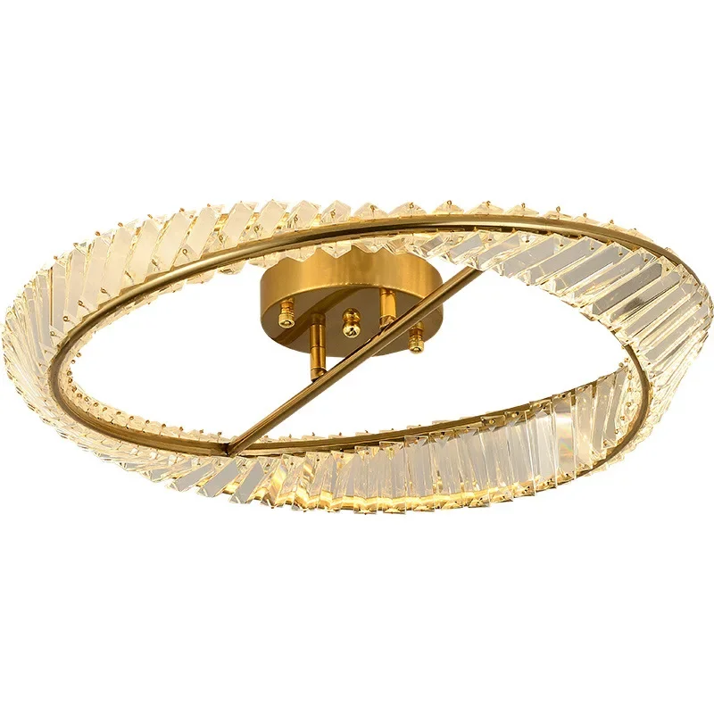 

French led ceiling light advanced sense, home living room light hall main light, Italian light luxury crystal