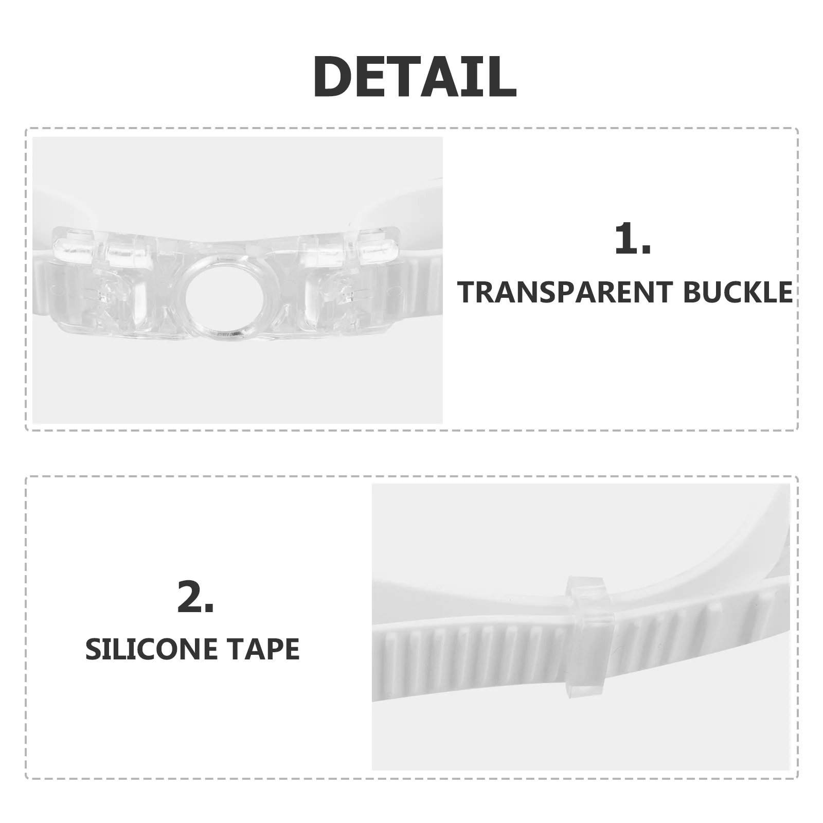 

Big Frame Swimming Goggles For Adults Unisex Lightweight Sport Goggles Adjustable Strap Comfortable Swim Eyewear For Men Women