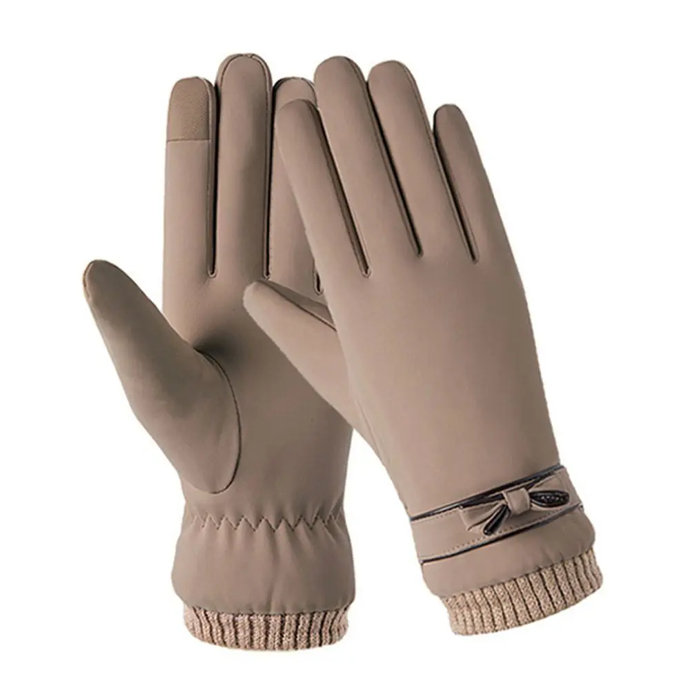 

Мягкие водонепроницаемые теплые приятные для кожи женские перчатки варежки с сенсорным экраном