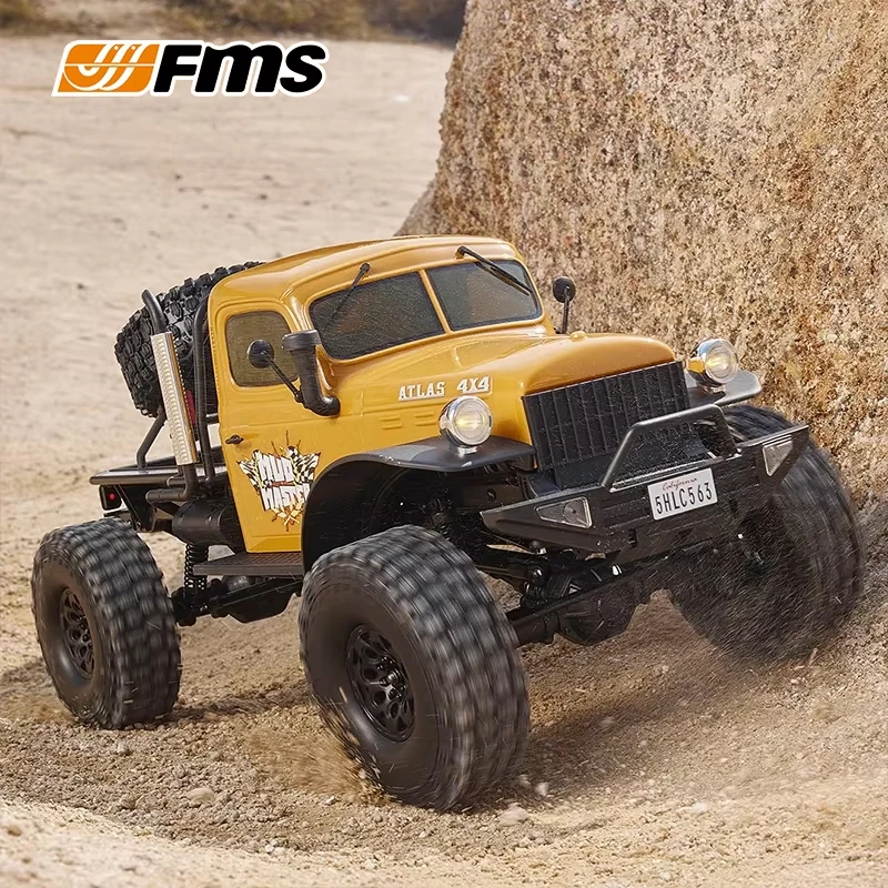 Fms 1:10 Scale Bullfighter Remote Control 4x4 Four-Wheel Drive Electric Climbing Car Model Atlas Rc Adult Boy Toy No Battery