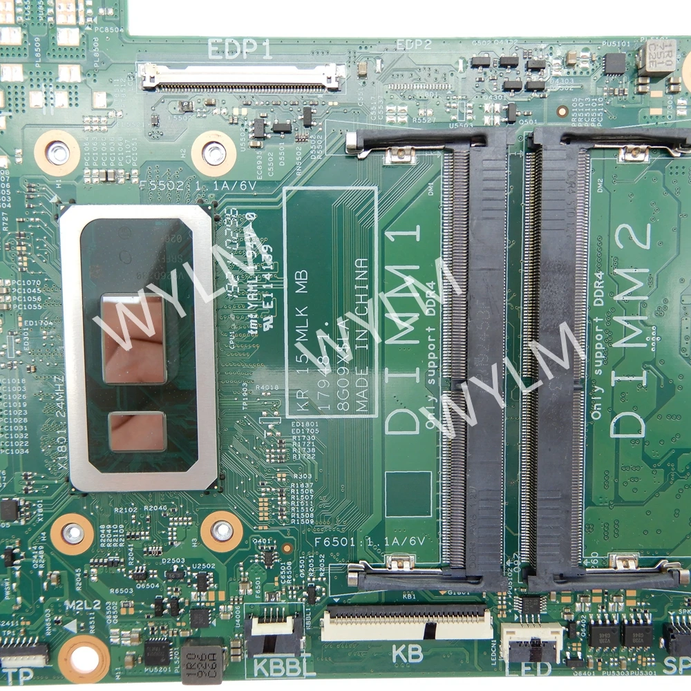 Dell inspron 7580, 17948-1, i5, i7 cpu,uma gpu,03w6f4用マザーボード