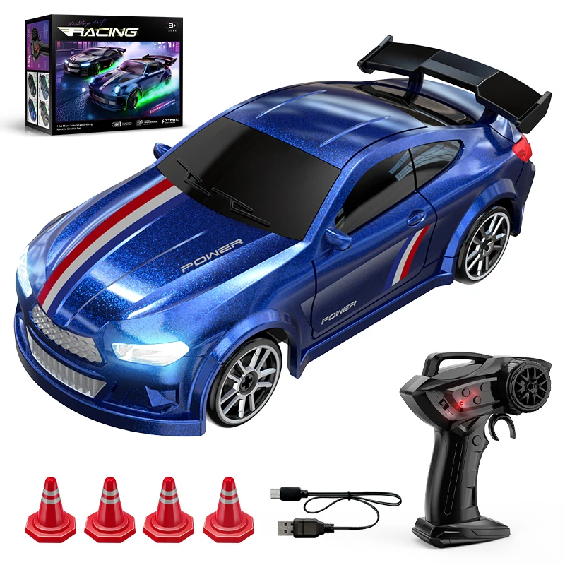 JJRC Mini Ferngesteuertes Spielzeugauto, 1:64, Professionelles Miniatur-Rennauto für Desktop-Drifting, Spezielle Drifting-Stunts, Cool He