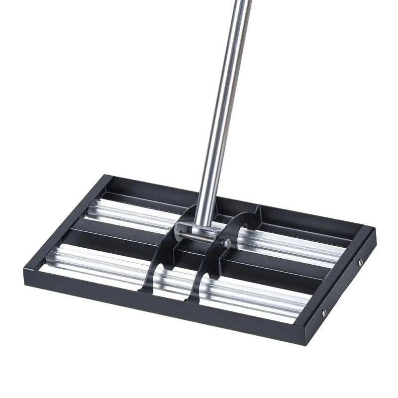 Lawn leveling rake Roller Stainless steel Lawn leveler Garden rake