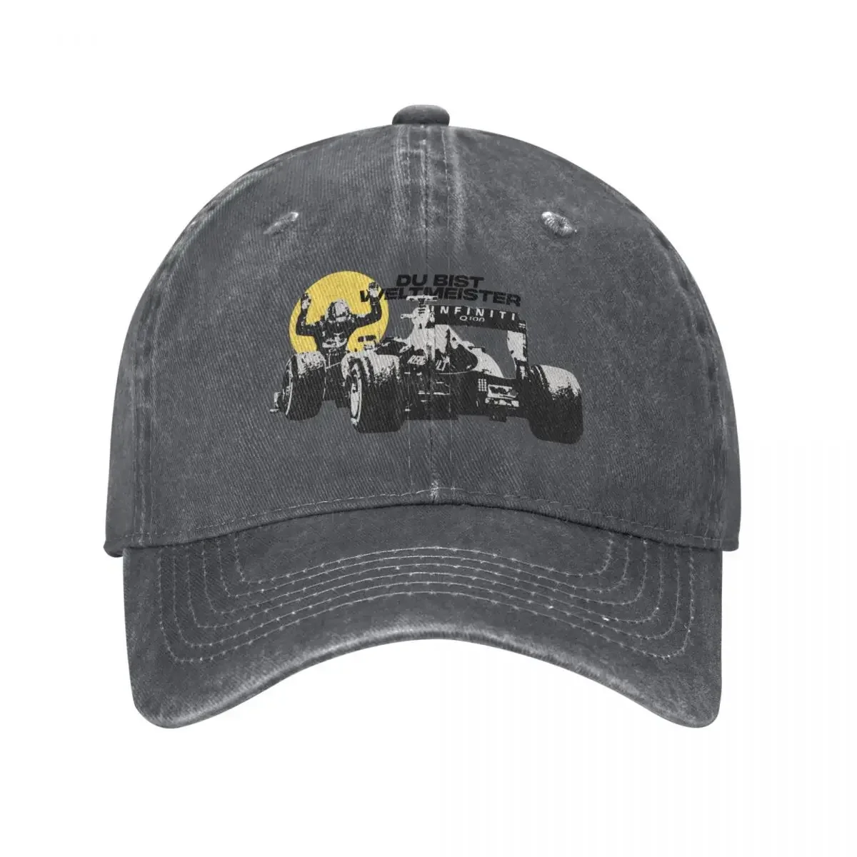Sebastian Vettel Du Bist Weltmeister Baseball Cap Snap Back Hat sailor cap for men fun hats Male hat Elegant Women's Hats Men's