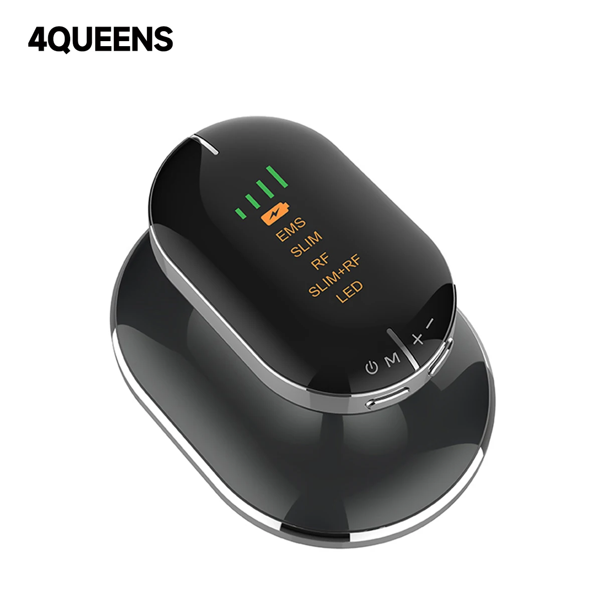 

4QUEENS 4 in 1 Cellulite Massager EMS & RF Radio Frequency Body Slimming Machine Lose Weight for Belly Waist Arm Leg Butt
