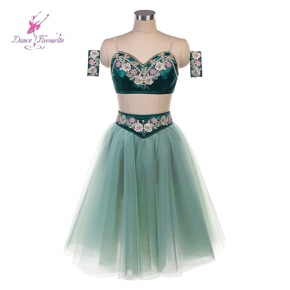 B26624 Green Professional Ballet Tutu Dance Costume Dance Tutu