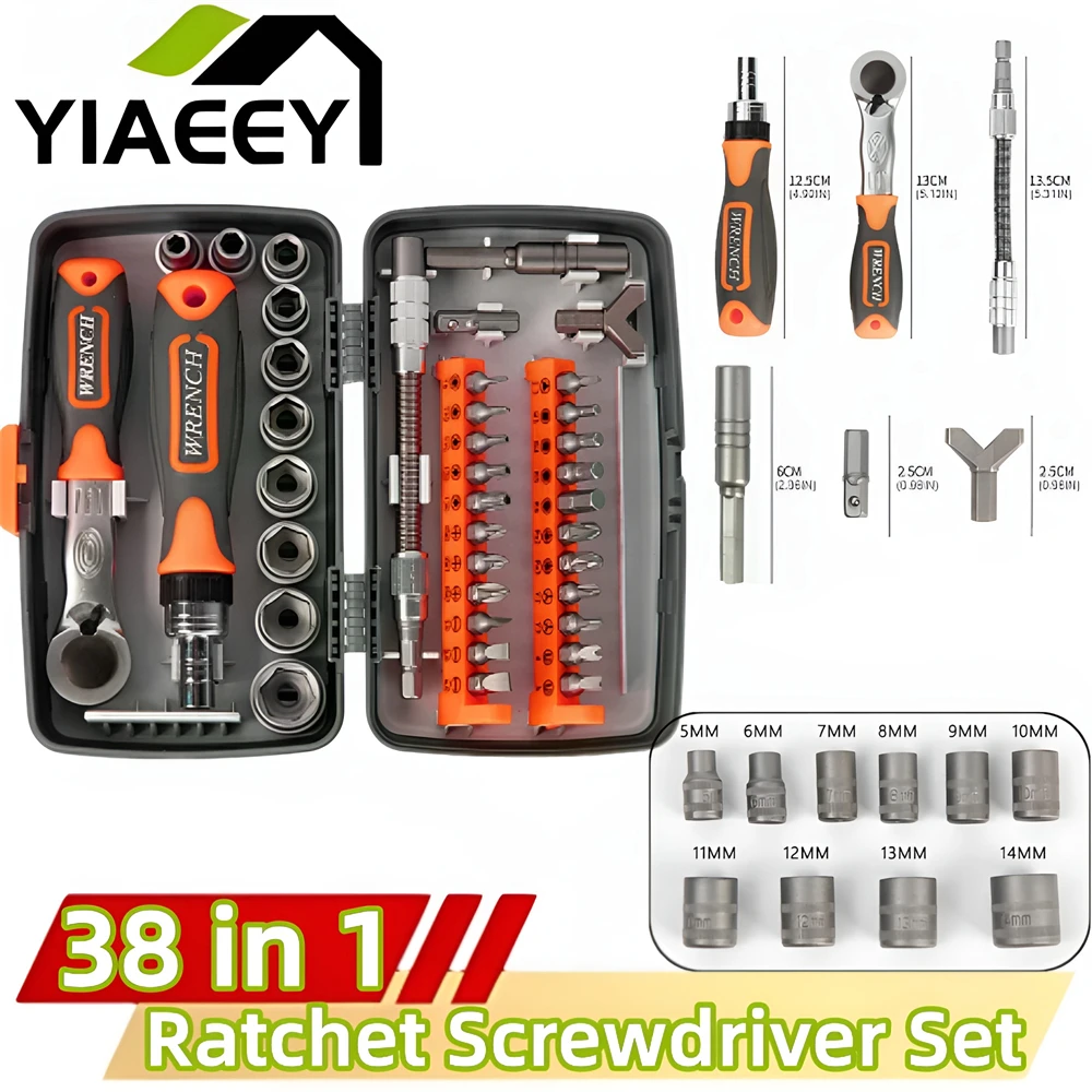 multifuncional retratil household screwdriver grupo plum shaped rice palavra ratchet box chave de fenda 38 em 1 01