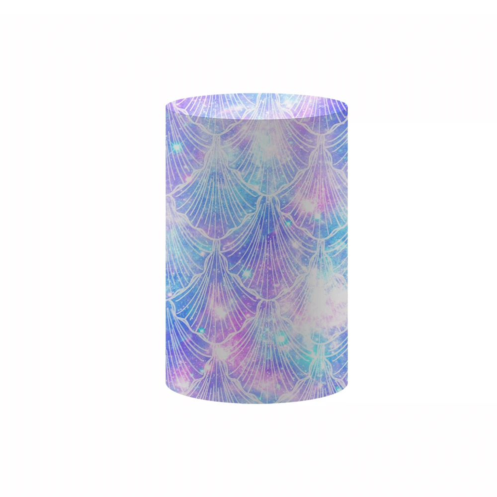 Copri zoccolo cilindrico a tema sirena copertura con piedistallo elastico compleanno Baby Shower dessert tovaglia puntelli NO-270