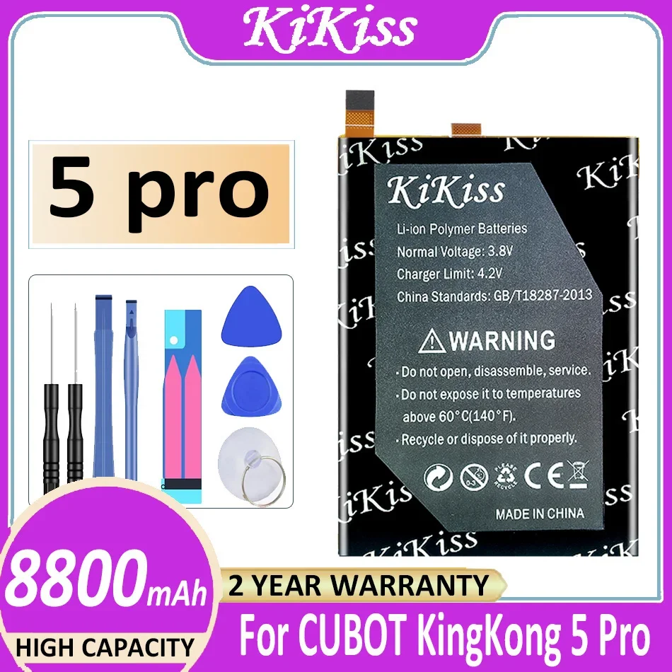 

KiKiss Battery kingkong 5 pro 8800mah For CUBOT King Kong5 Pro 5Pro Bateria