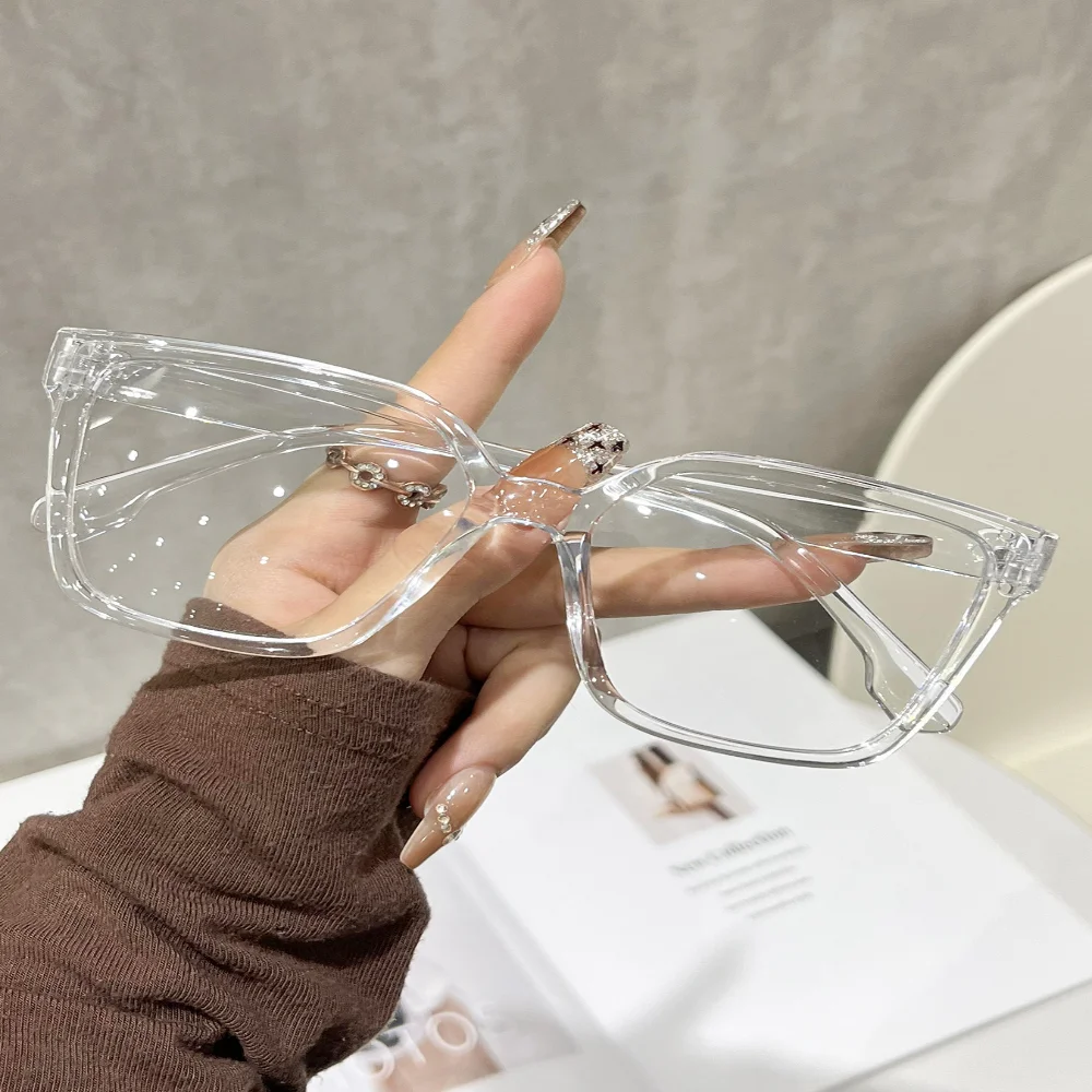 

Очки с большой оправой, универсальные оправы для очков, прямоугольные очки, подчеркивающие форму лица, очки для повседневного ношения, для путешествий и ежедневных поездок на работу