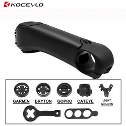 KOCEVLO Bike Aero Stem T1000 Carbon Fiber MTB/Road Bike Carbon Stem 3 degrees adjust with computer mounts bicycle accessories