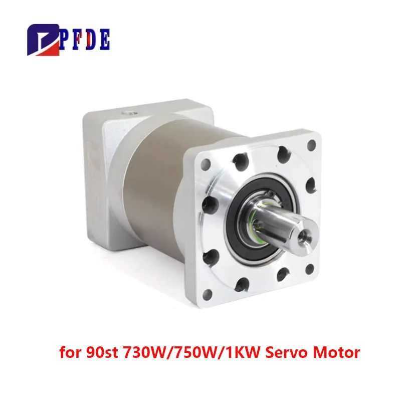 Planetary Reducer Gearbox SPLF90 Suitable For 90st Flange Servo Motor 750w Gear Ratio 4/5/7/10 Max 90N.m ≤10 Arcmin Input 19mm
