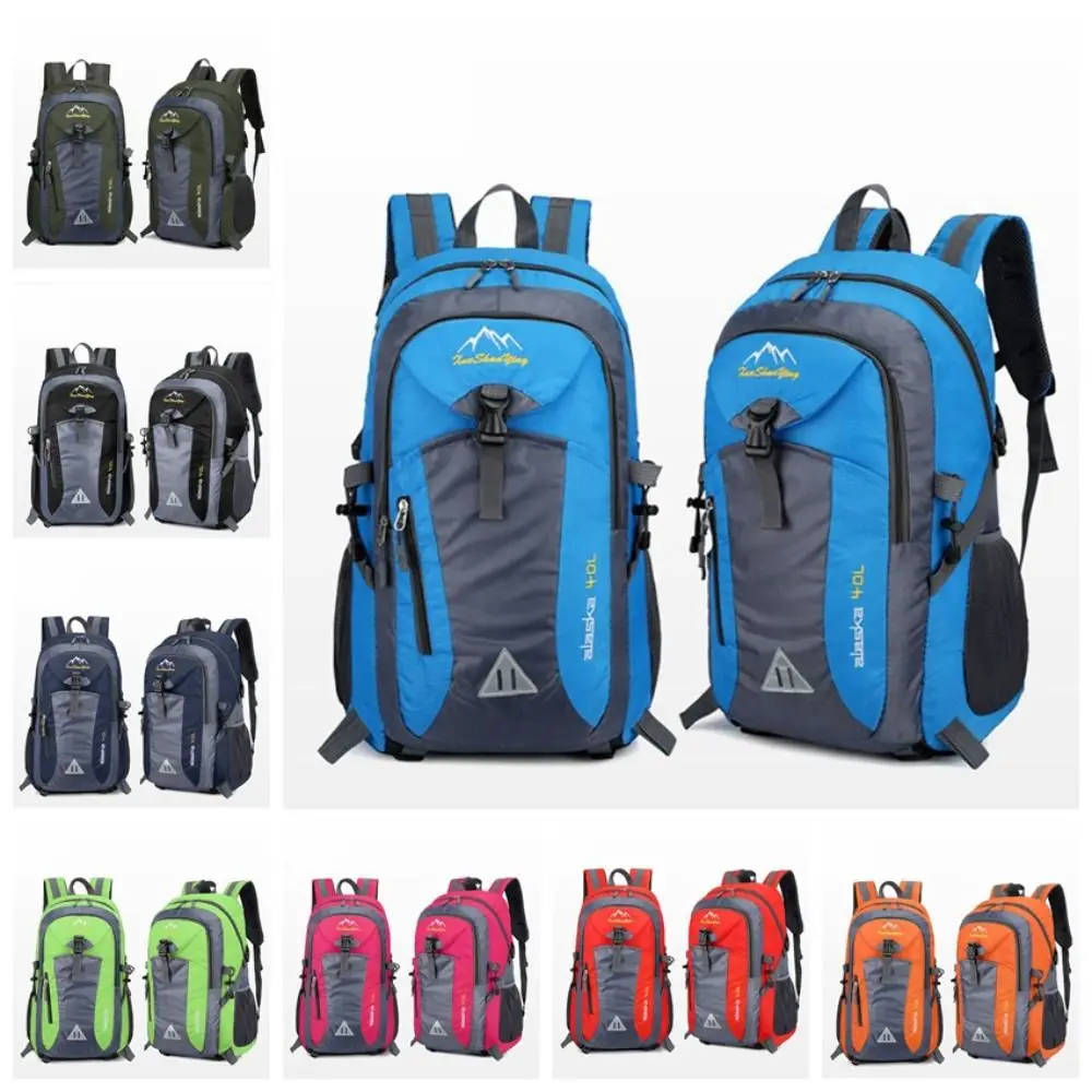 Travel Backpack Waterproof Mountaineering Bag Lightweight Wear-Resistant Youth Sports Bag Strong Nylon Men Backpack Hiking