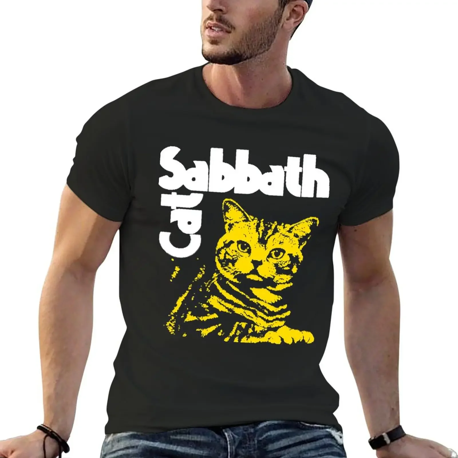 Lucky Massive Extensive Touring Cat Sabbath Funny Gifts Men Cool Gifts T-Shirt man clothes oversizeds mens designer t shirt