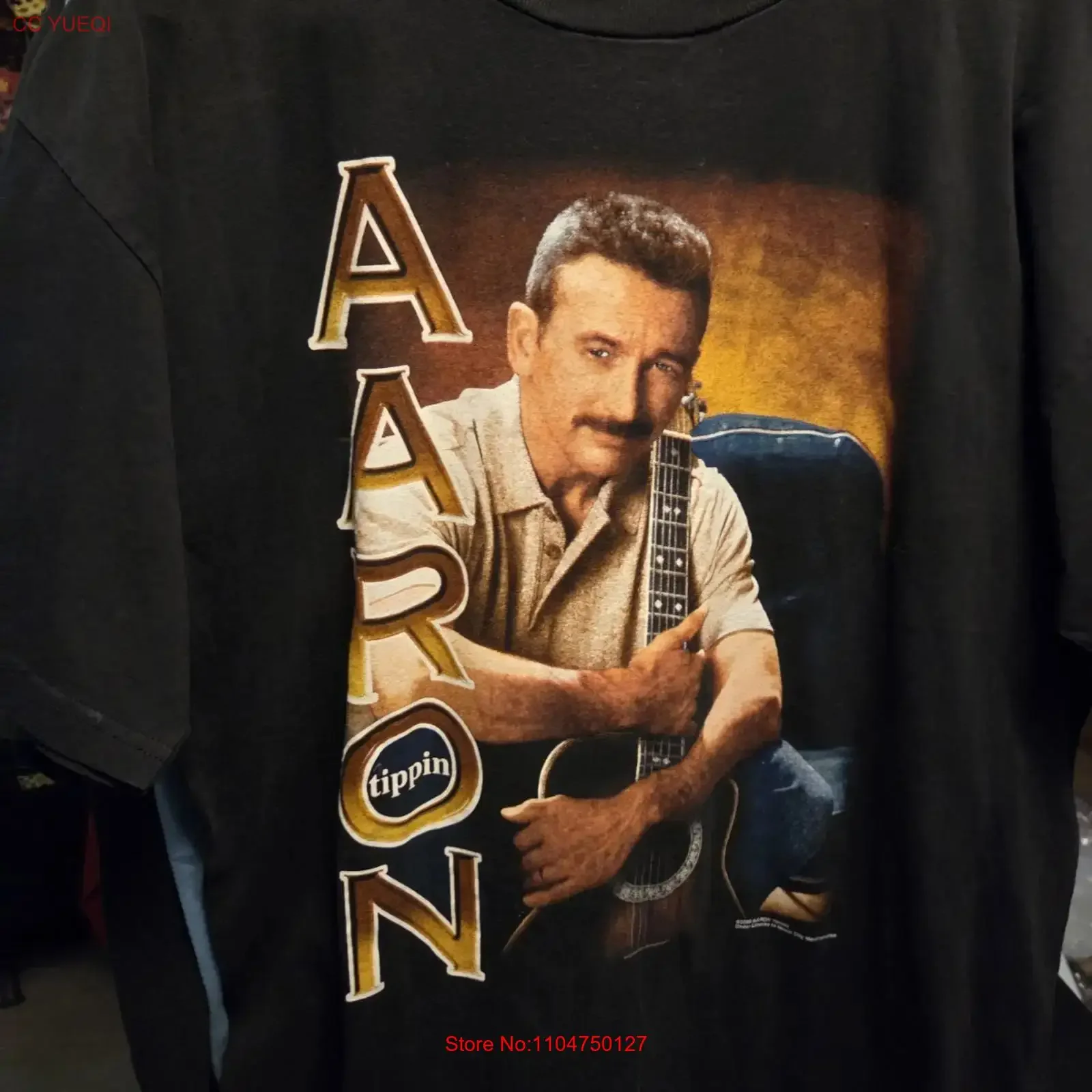 Aaron Tippin 2001 Tour T Shirt Size Xl Country Music vintage Washed Soft Stretched Stylish Unisex Casual graphic streetwear