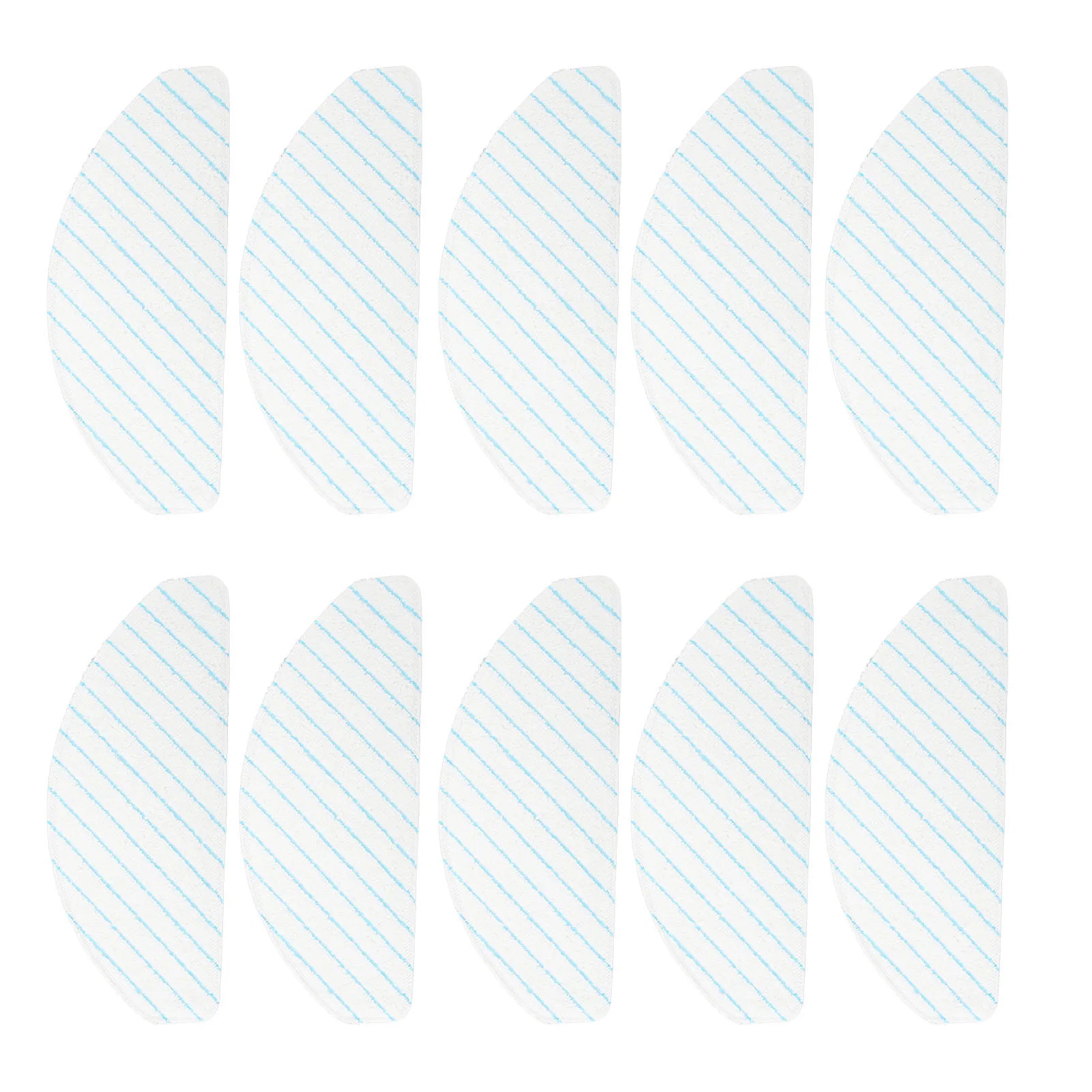 Esfregão descartável de microfibra robô varrendo, Substituição de alta absorção, Panos esfregando para T9, T8, AIVI, N8, 10pcs