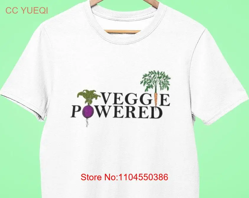 Camiseta vegana vegetariana a base de plantas, camiseta de gimnasio fuerte, Jersey suave, manga larga o corta del mercado del granjero