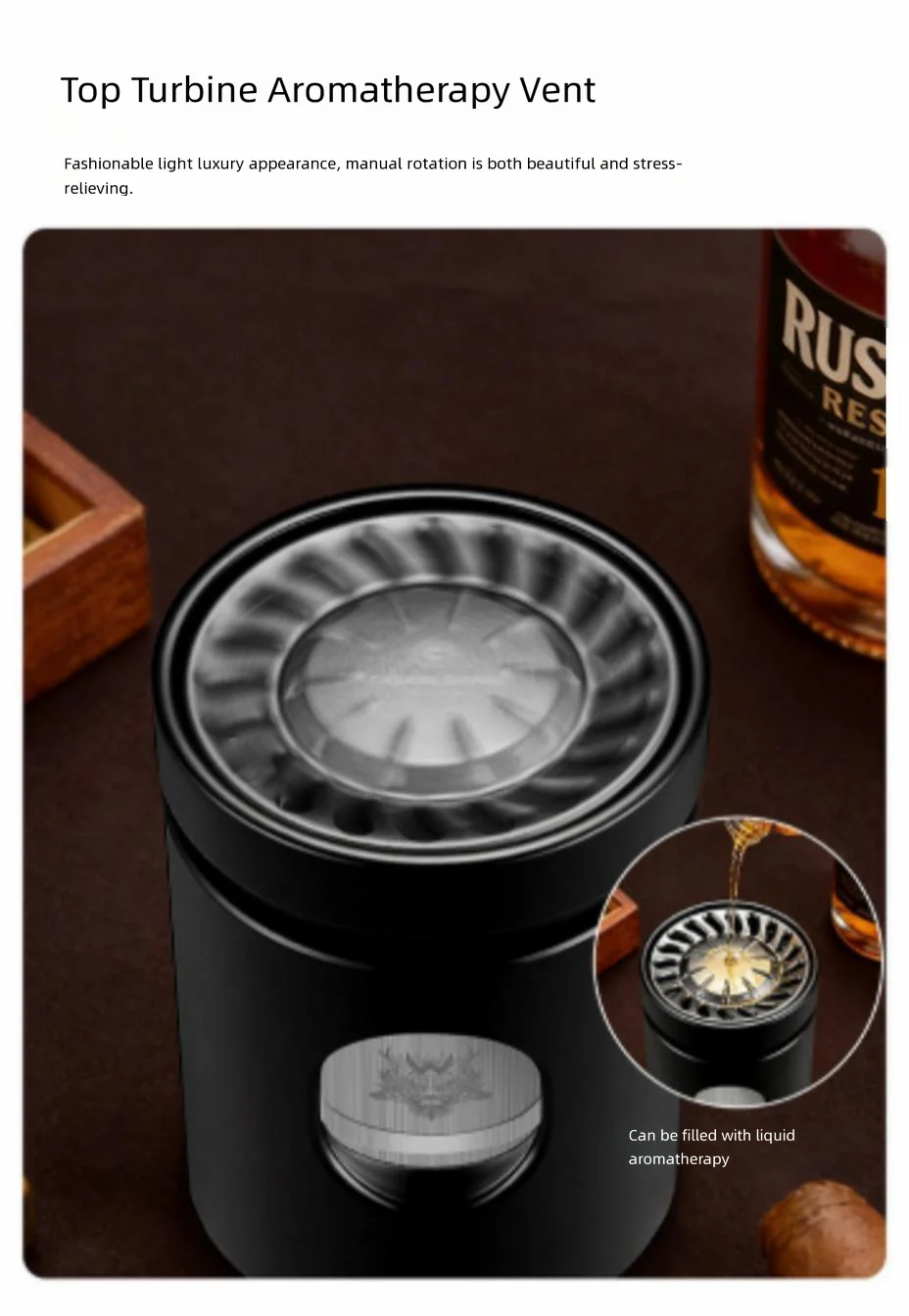 

4-in-1 Desktop Cigar Cutter with Ash Catcher, Multi-Ring Gauge Straight & V-Cut Cigars Scissors, Premium Alloy Push-Open Cutter