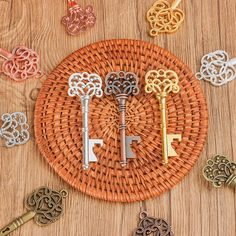 

New Vintage Party Favor Supplies Wine Keychain Souvenir Beer Opener Key Bottle Opener Wedding Decor