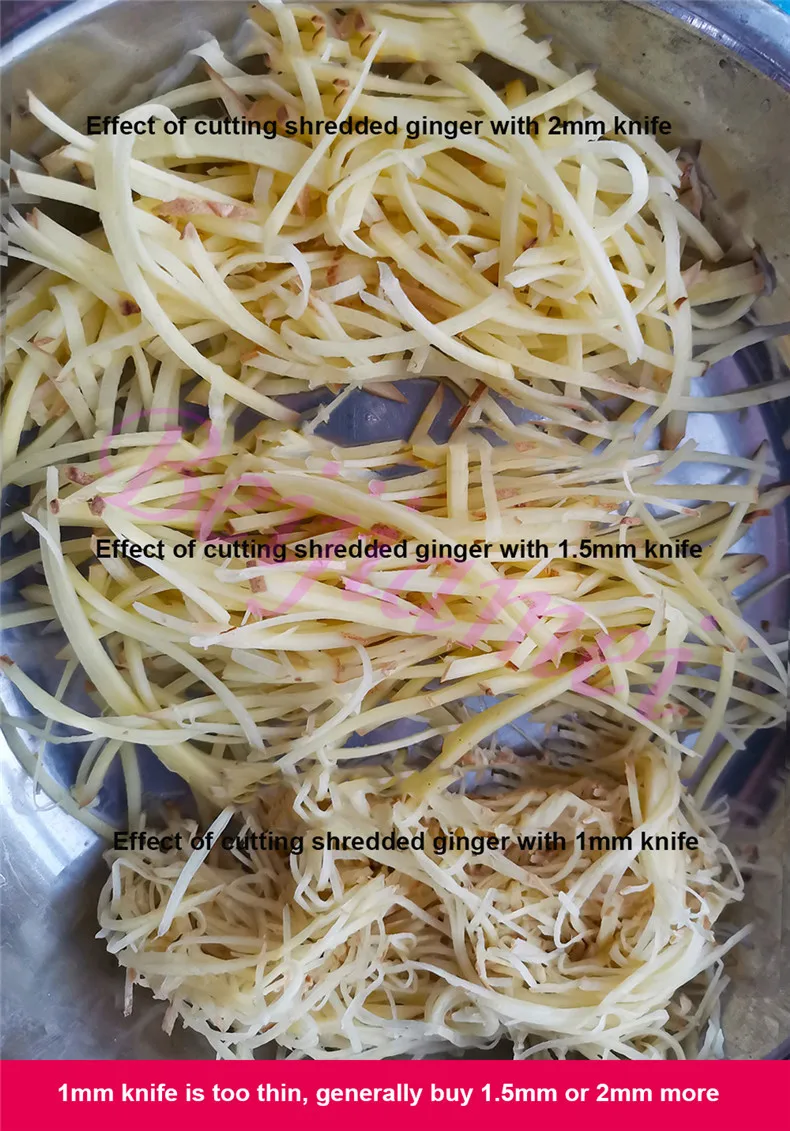 Многофункциональный электрический измельчитель имбиря, автоматическая машина для резки овощей, коммерческая редиска, резак для имбиря