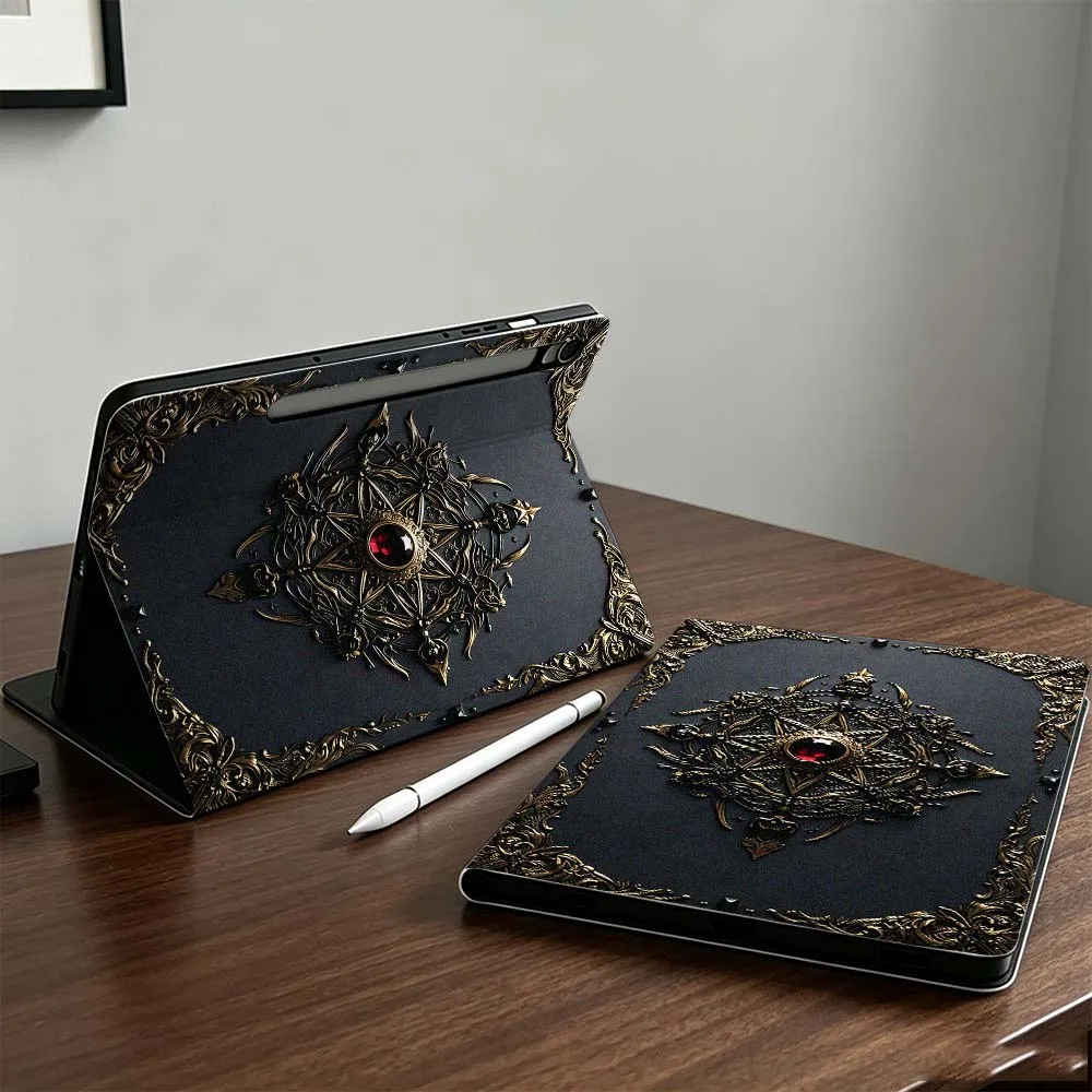 Persian Carpet Art For Samsung Galaxy Tab A7 A8 A9 A11 S6 S7 S8 S9 S10 S11 FE Plus Folding Automatic Sleep/Make Tablet Case