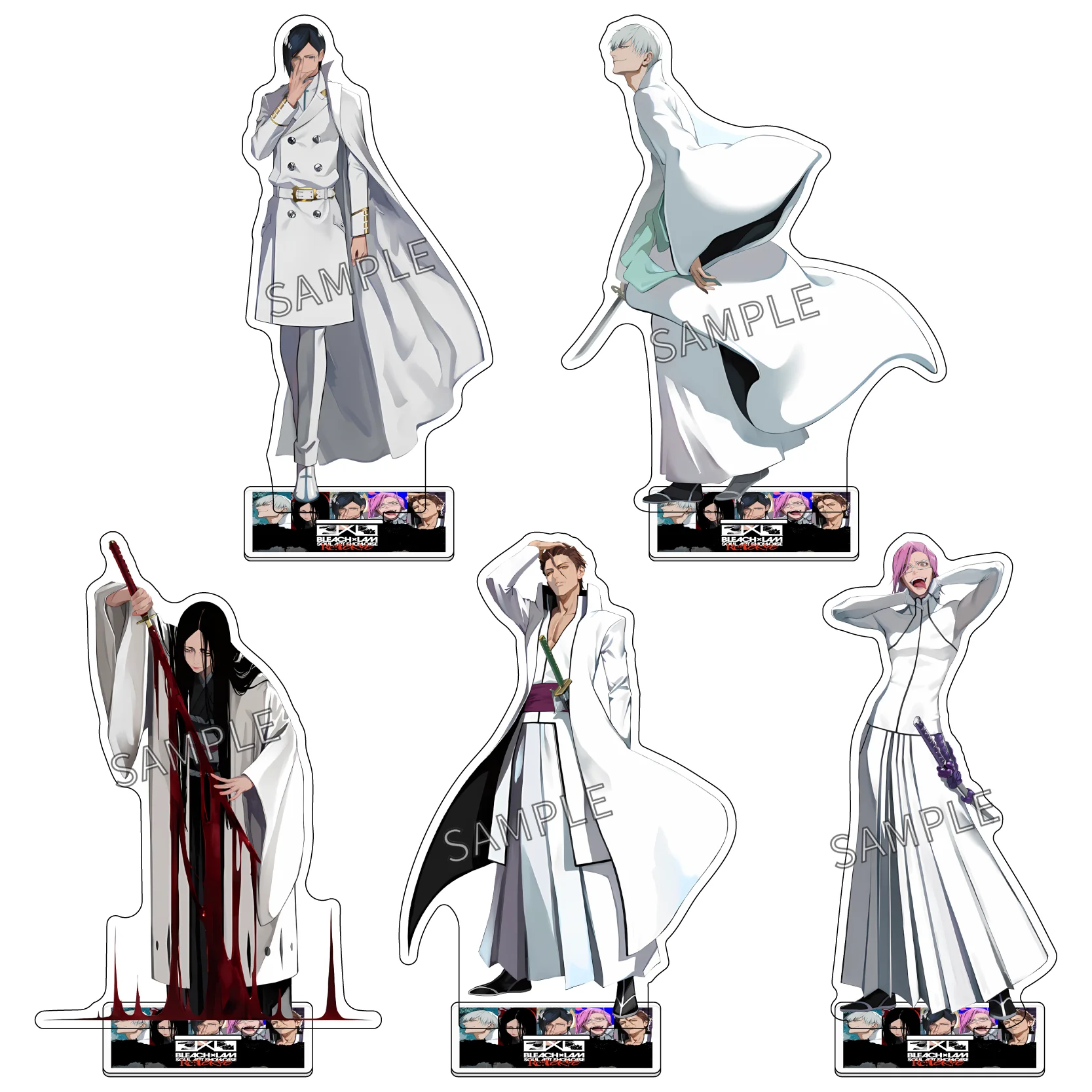 Death Note Anime Merchandise Standee BLEACH Kurosaki Ichigo, Ishida Urahara, Inoue Orihime Acrylic Large Standee Keychain