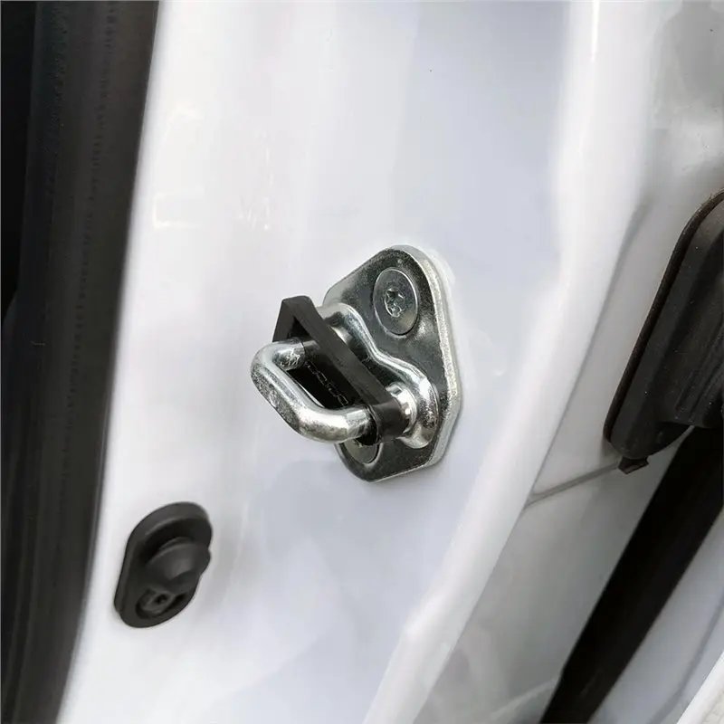 A09E-4PCS Door Lock Buffer Damper For Honda Accord 2002-2023 Soundproof Insulation Quiet Deaf Creaking Noise Seal Stopper