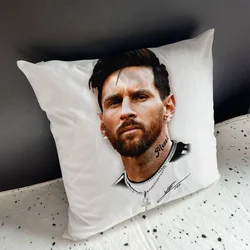 Federa decorativa M-Messi 45x45 federa a doppio lato N-Neymar Football Soccer Stars CR7 fodera per cuscino Cristiano Ronaldo