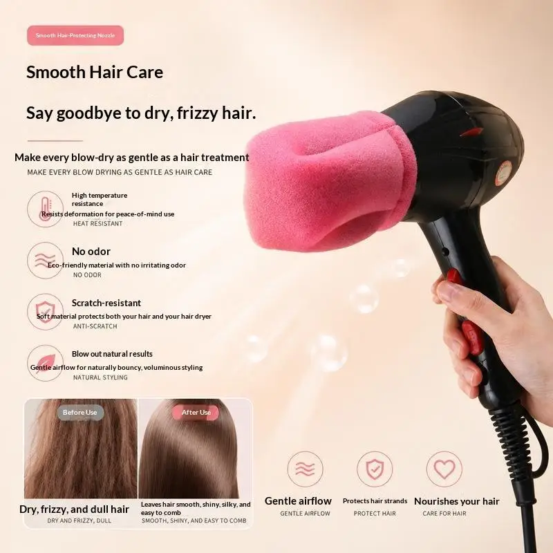 Universal Hair Dryer Diffuser Sock Portable Curly Hair Blow Dryer Cover Anti-frizz Hair Styling Tool Hair Dryer Attachment