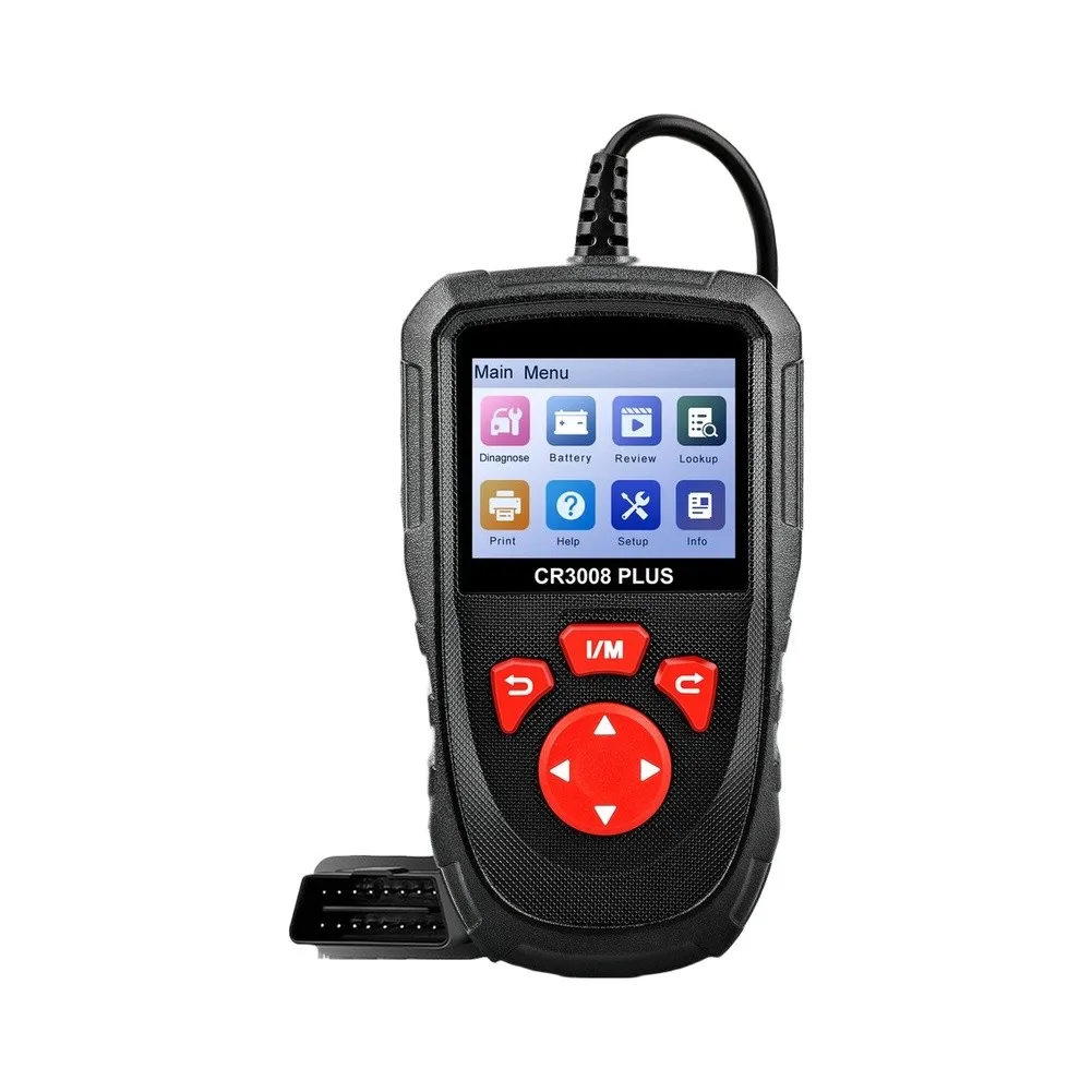 CR3008PLUS Scanner for Reading and Clearing Trouble Codes Viewing Live Data Streams and Performing System Readiness Checks