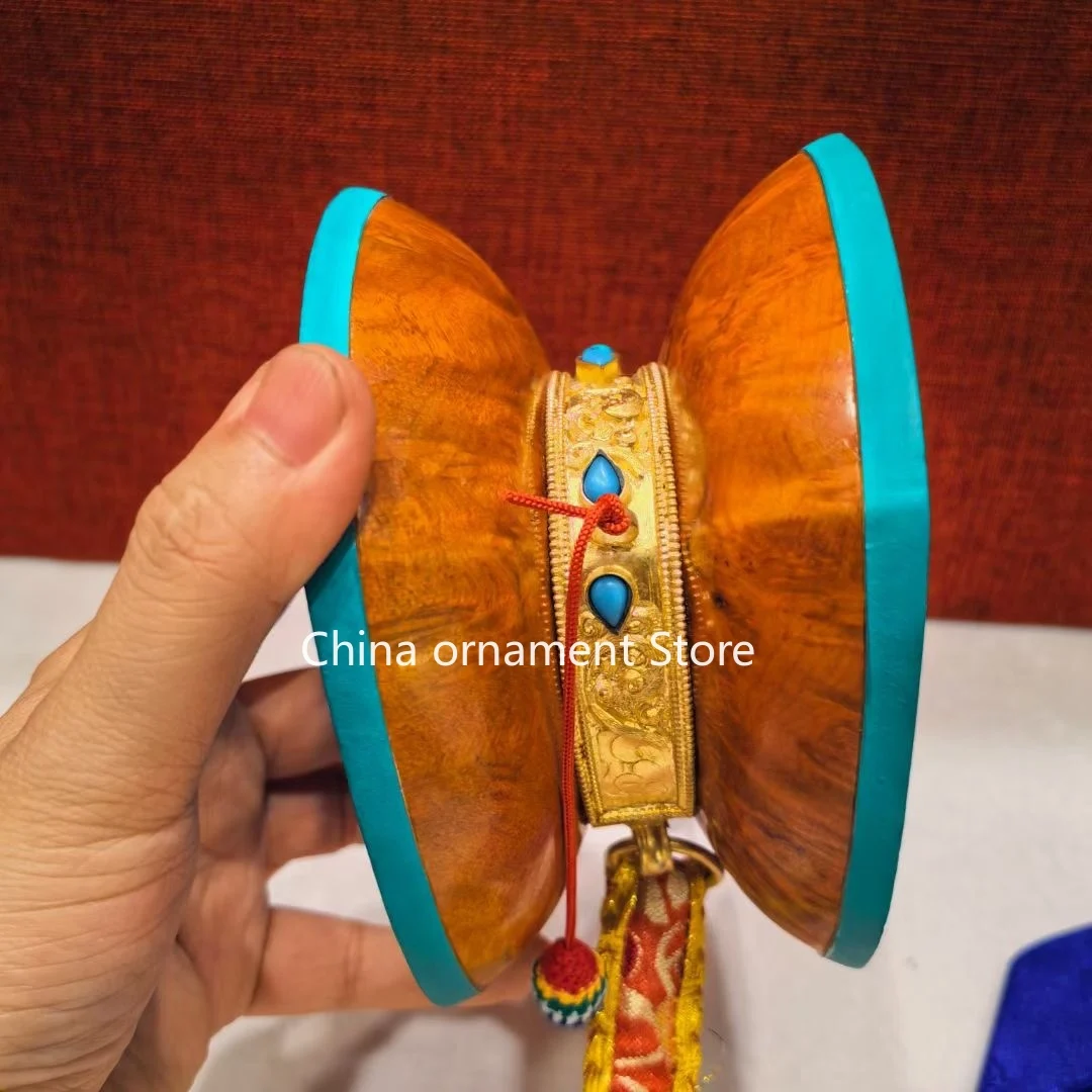 Nepalese tambourine, French drum, mulberry Tibetan drum, gilt copper-clad drum, sheepskin tambourine, the sound is crisp and lou