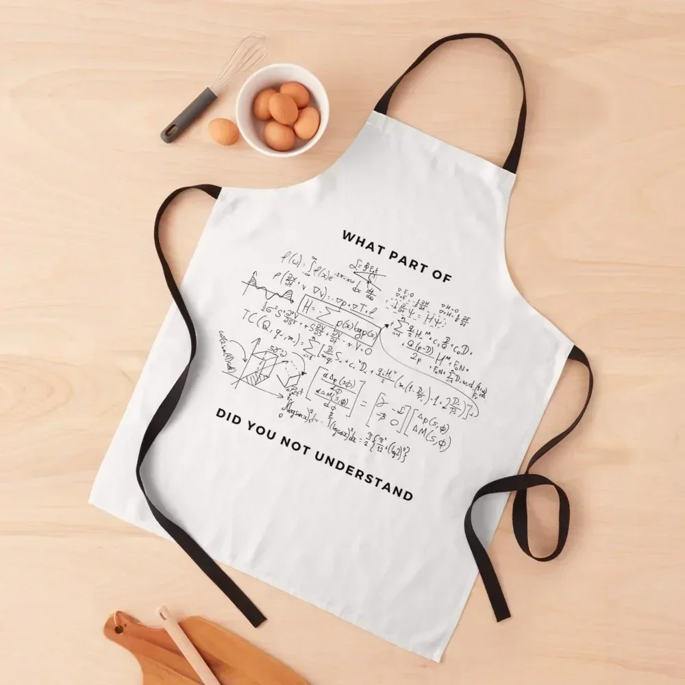 

funny math equation Apron Kitchen Items For Home work gowns for women cleaning For Cooking kitchen clothes Apron