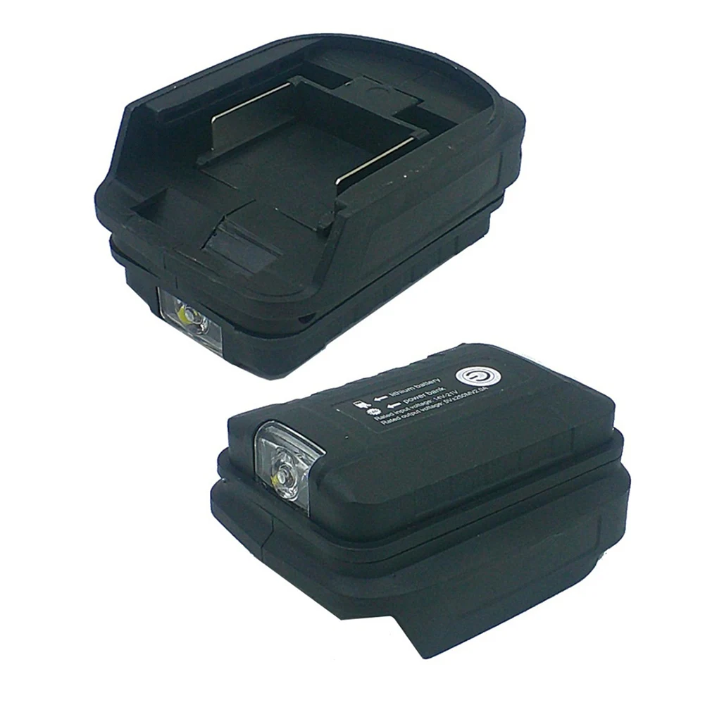 Carregamento externo 18V Carregador USB BL1830 Conversor Design compacto Lanterna Feature Placa de carregamento inteligente