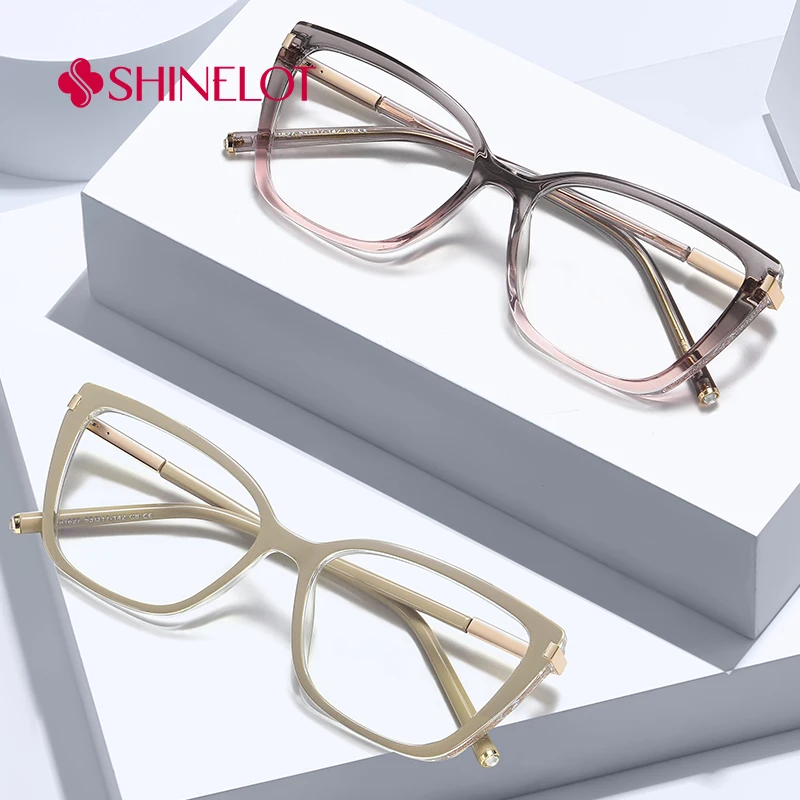 

81627 Retro Cat Eye Eyeglasses Frame Female Prescription Radiation Protection Glasses Frame South American Style Eyewear