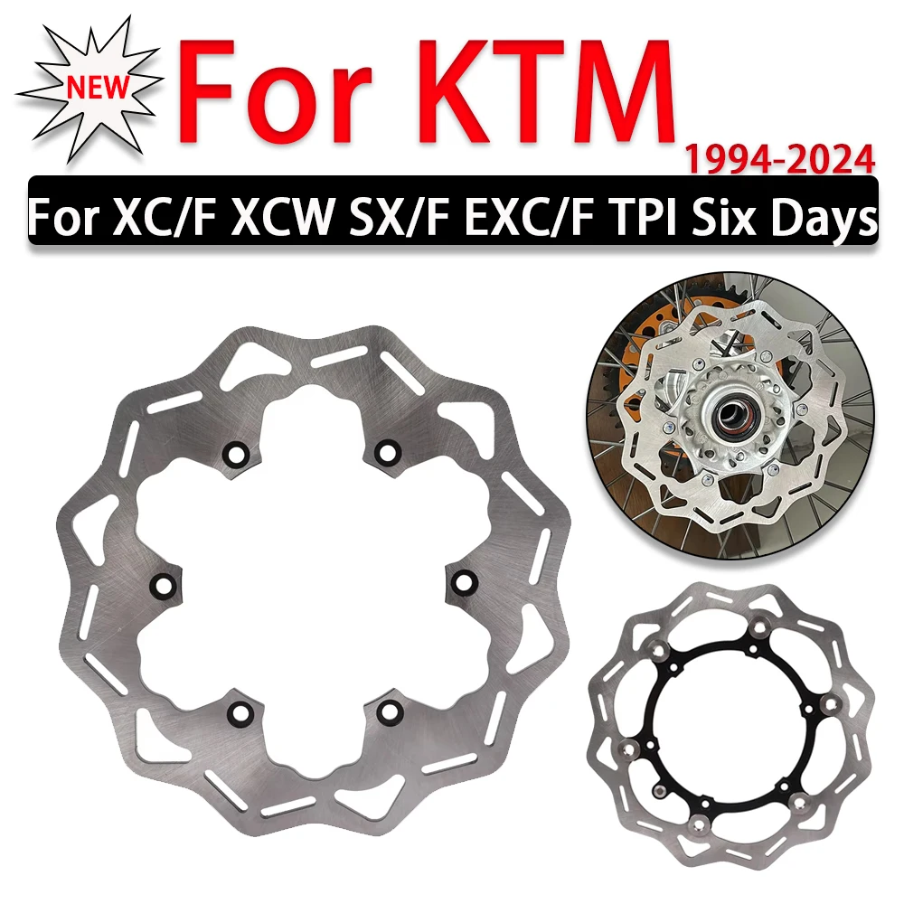 

Motorcycle 260MM 220MM Front & Rear BRAKE DISC Kit For KTM XC XCF XCW SX SXF EXC EXCF TPI Six Days 125 200 250 300 450 500 2024