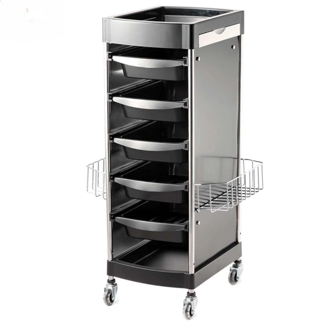 Auxiliary Car With Wheels Trolley Makeup Cart Machine Professional Beauty Salon Furniture Luxury Living Room Carritos Organizer