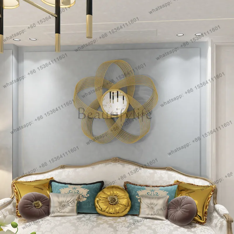 Zj. American retro light luxury dining room living room bedside wall hanging mirror
