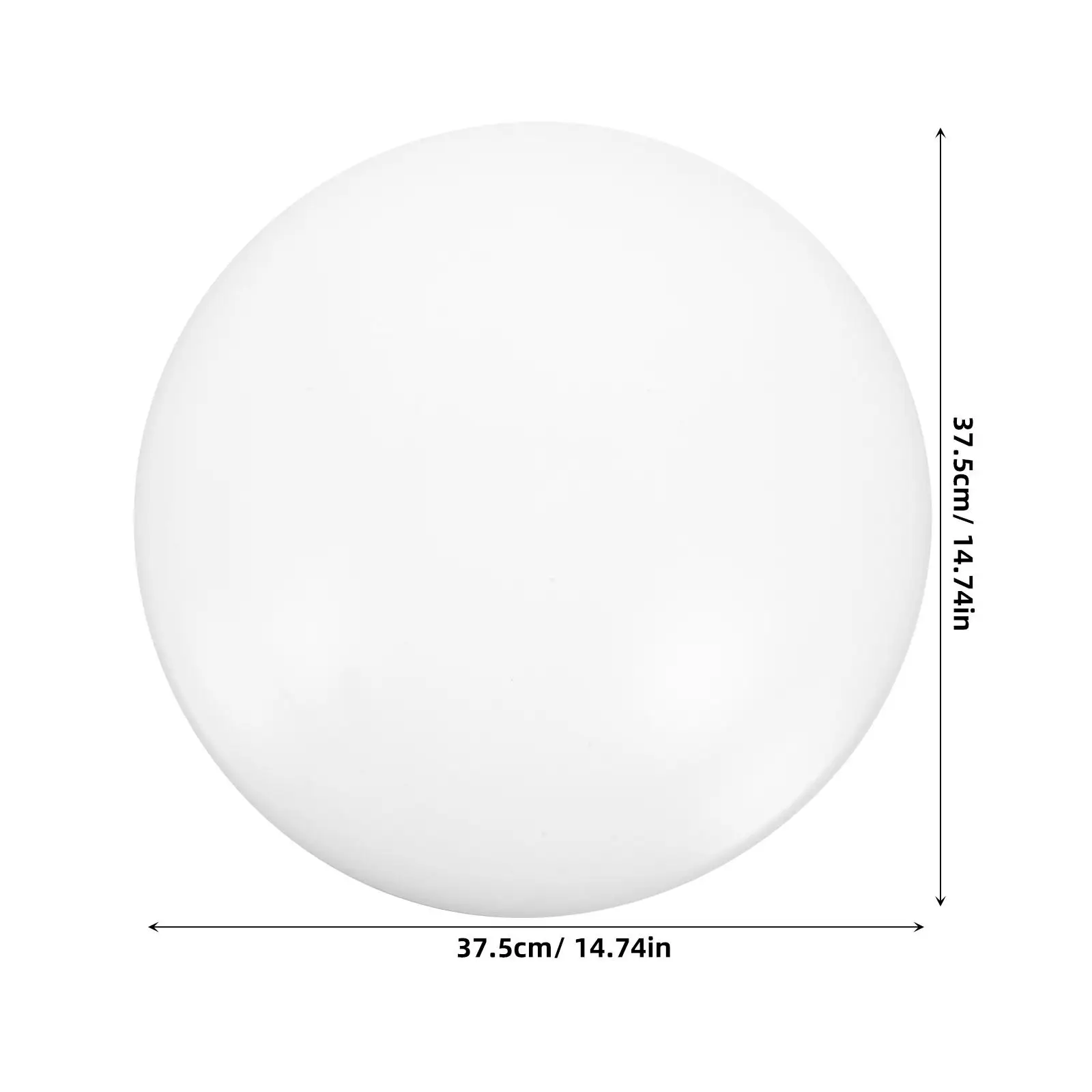 Paralume per plafoniera Copri lampada Cerchio Bianco Pet Bagno Ufficio Plastica Materiali robusti Facile installazione Smontare Pulizia