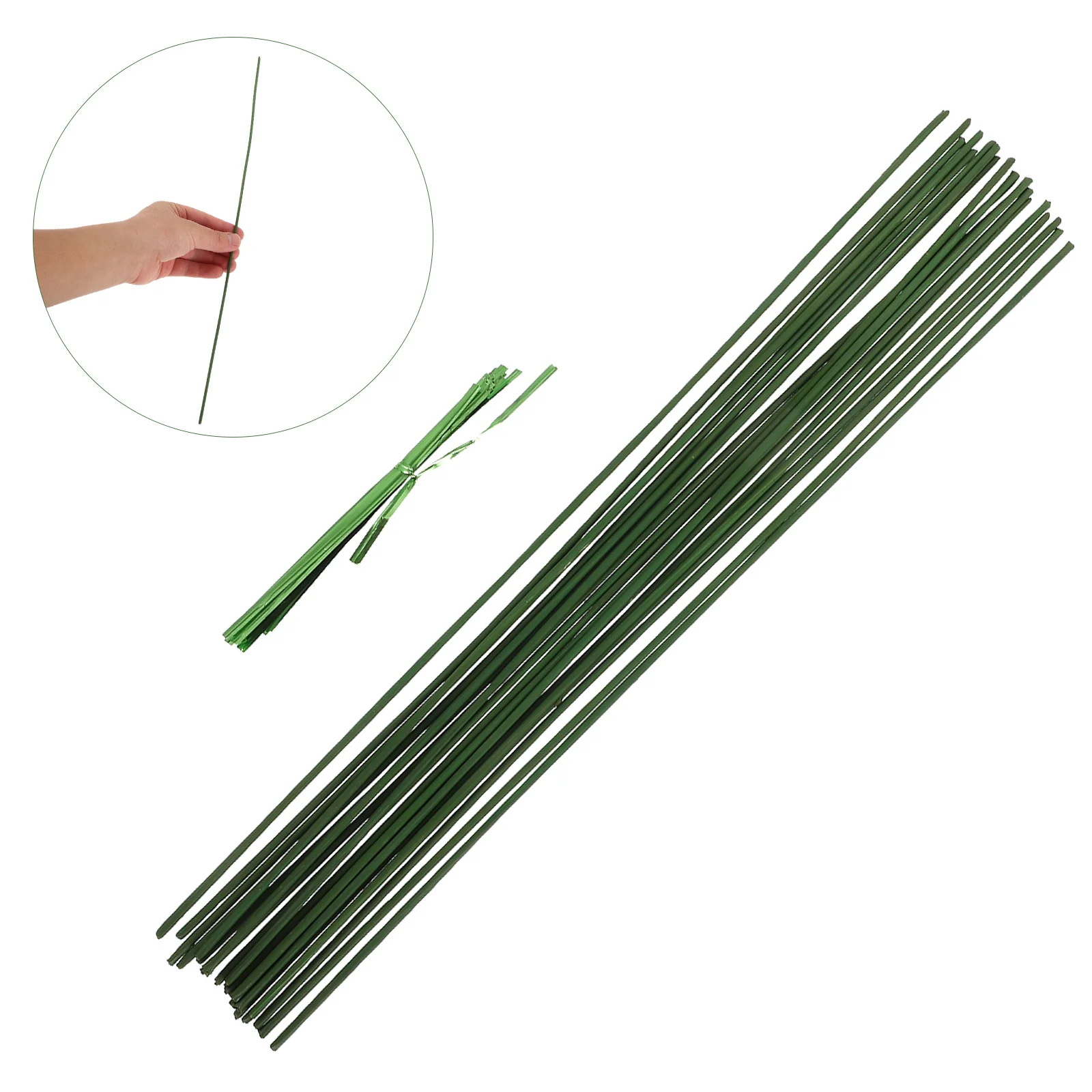

20Pcs Adjustable Plant Support Stakes Durable Plastic Rod for Climbing Plants Tomato Wisteria Indoor Outdoor Garden Flower Pot