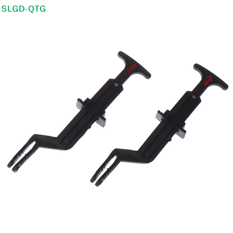 

Hot! NEW 2Pcs/Set Bonnet Hood Release Rod Lock Latch Black Handle Clips 3B0823593 For B5 / B5.5 1998-2004