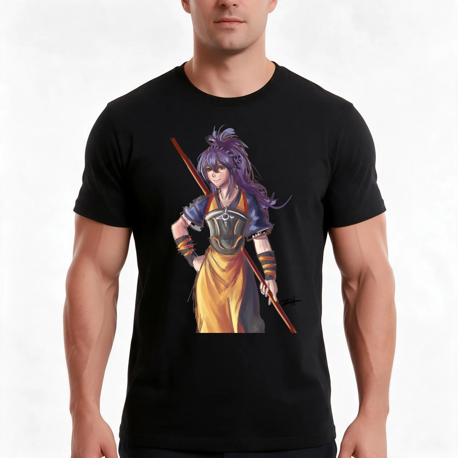 Oboro - Fire Emblem Fates T-Shirt, Summer Casual Cotton Tee, Oversized Streetwear Tops, Vintage Graphic Print, Unisex Men Women