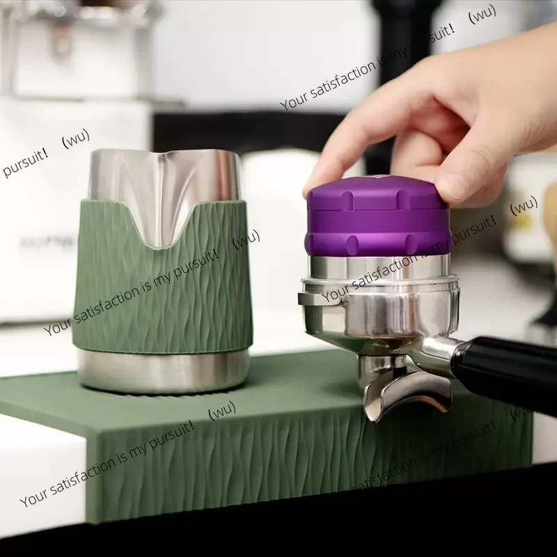 Airflow Coffee - Italian Coffee Powder Mat, Non-slip Silicone Hammer Mat, Powder Mat Bar Mat for  Press