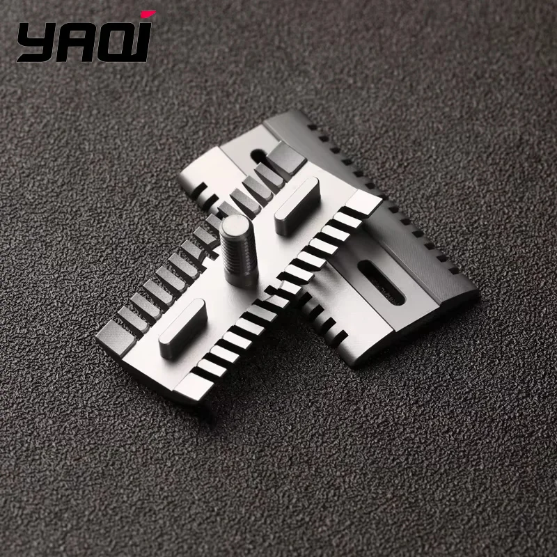 NEW 2026 Yaqi High Quality Titanium Mellon Mens Safety Razor Head for Shaving Razors For Boyfriend's Gift